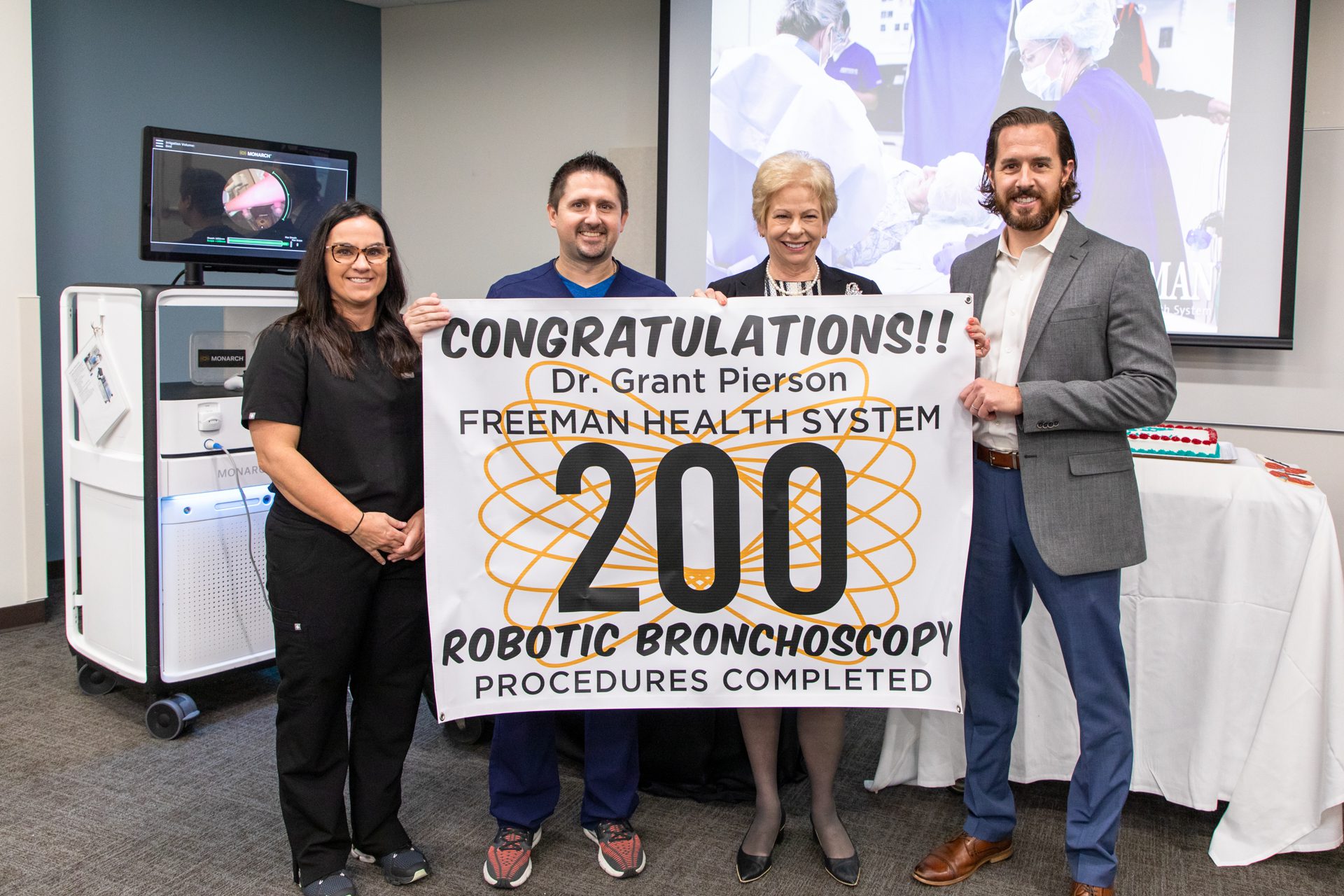 Freeman Reaches a Major Milestone with MONARCH® Robot-Assisted Bronchoscopy