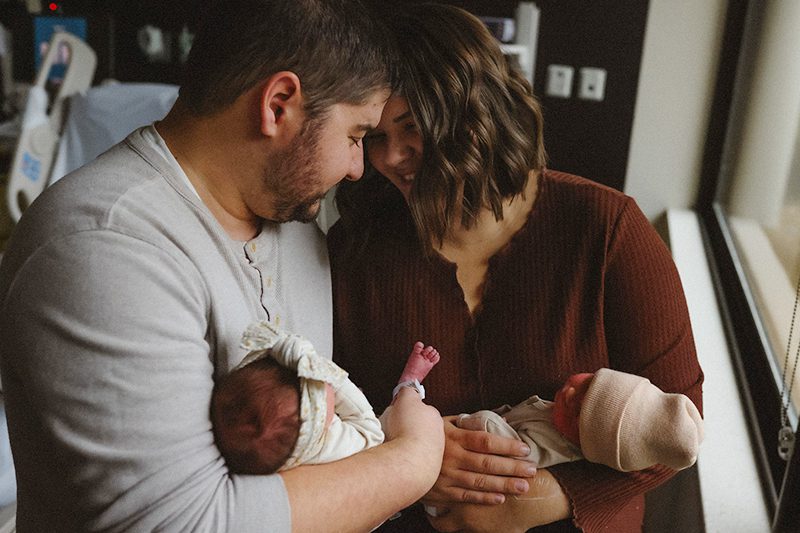 Whitney Veri with twins