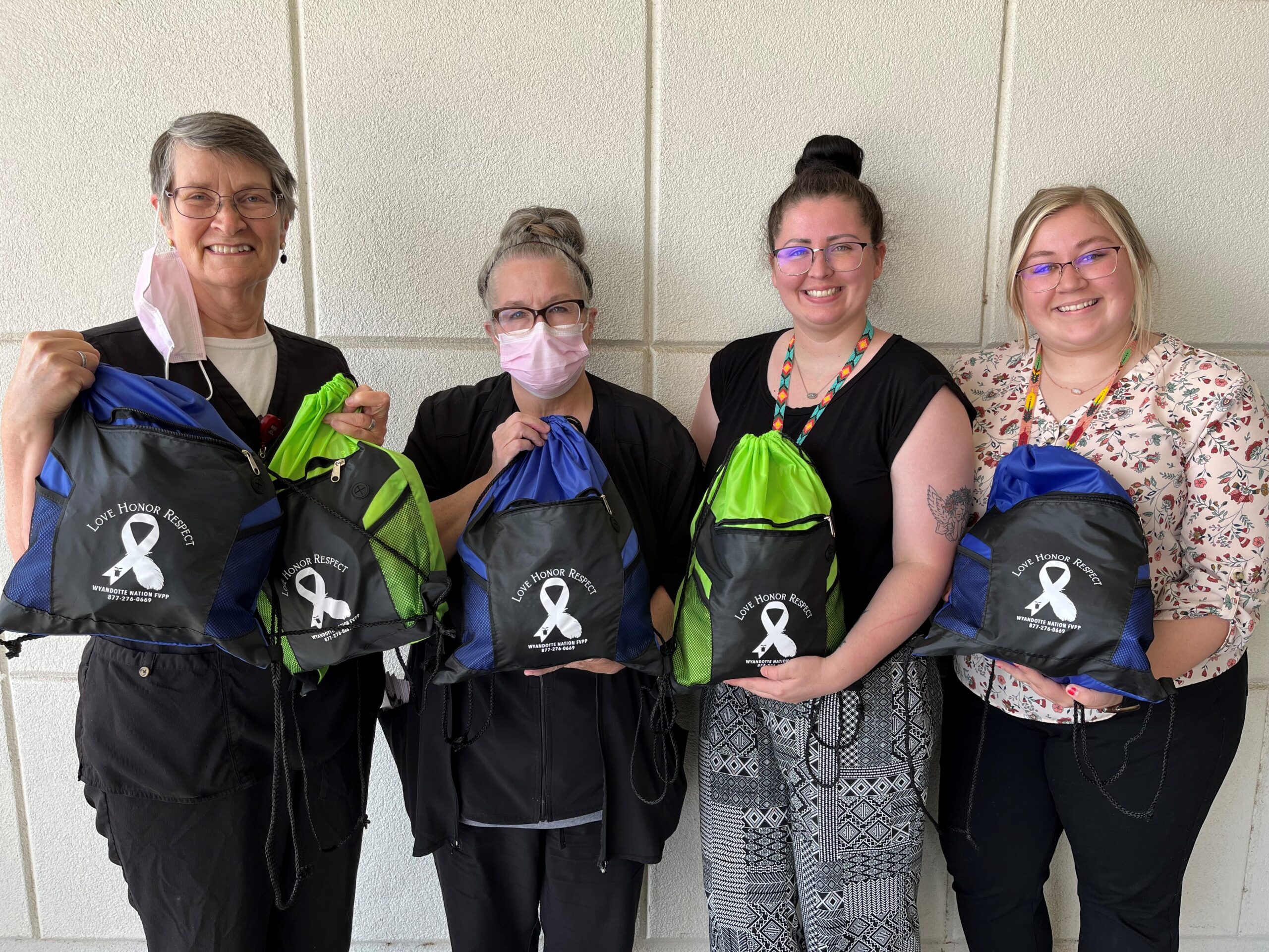 Freeman Receives Donated ‘Go Bags’ from Wyandotte Nation